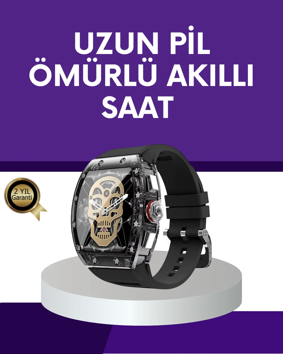 GPS ve NFC Özellikli Akıllı Saat iOS Android Uyumlu