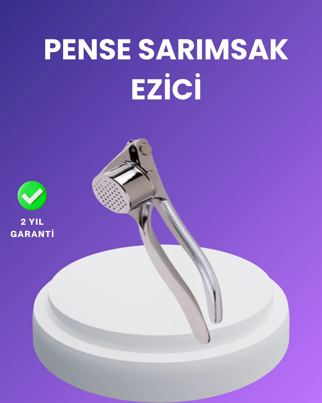 Sarımsak Presi Kolay Temizlik ve Yüksek Basınçlı Ezme