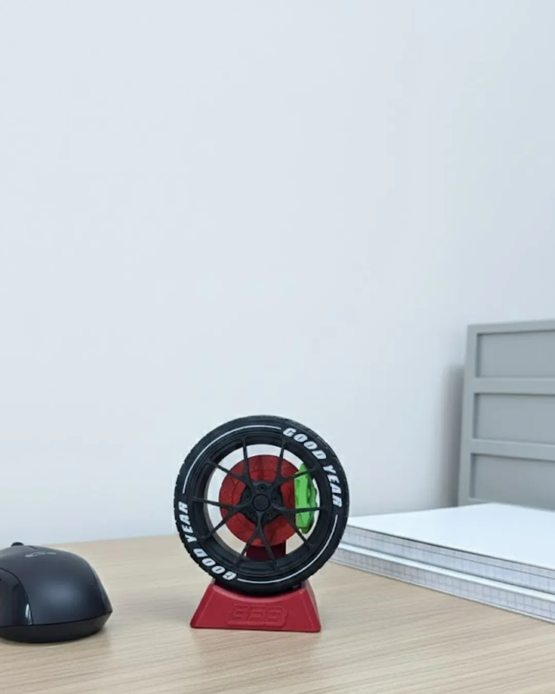 Jant Tasarımlı Masa Üstü Ofis Dekoru Spor Tasarım Aksesuar