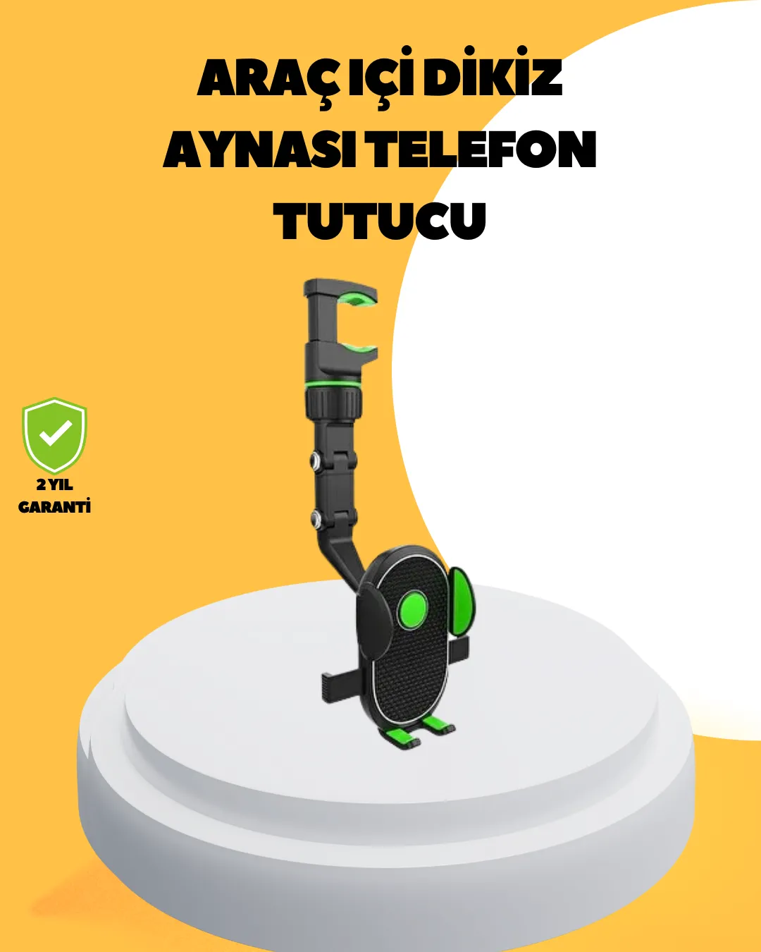 Dikiz Aynasına Takılan Telefon Tutucu Ayarlanabilir Çok Yönlü Araç Aksesuarı