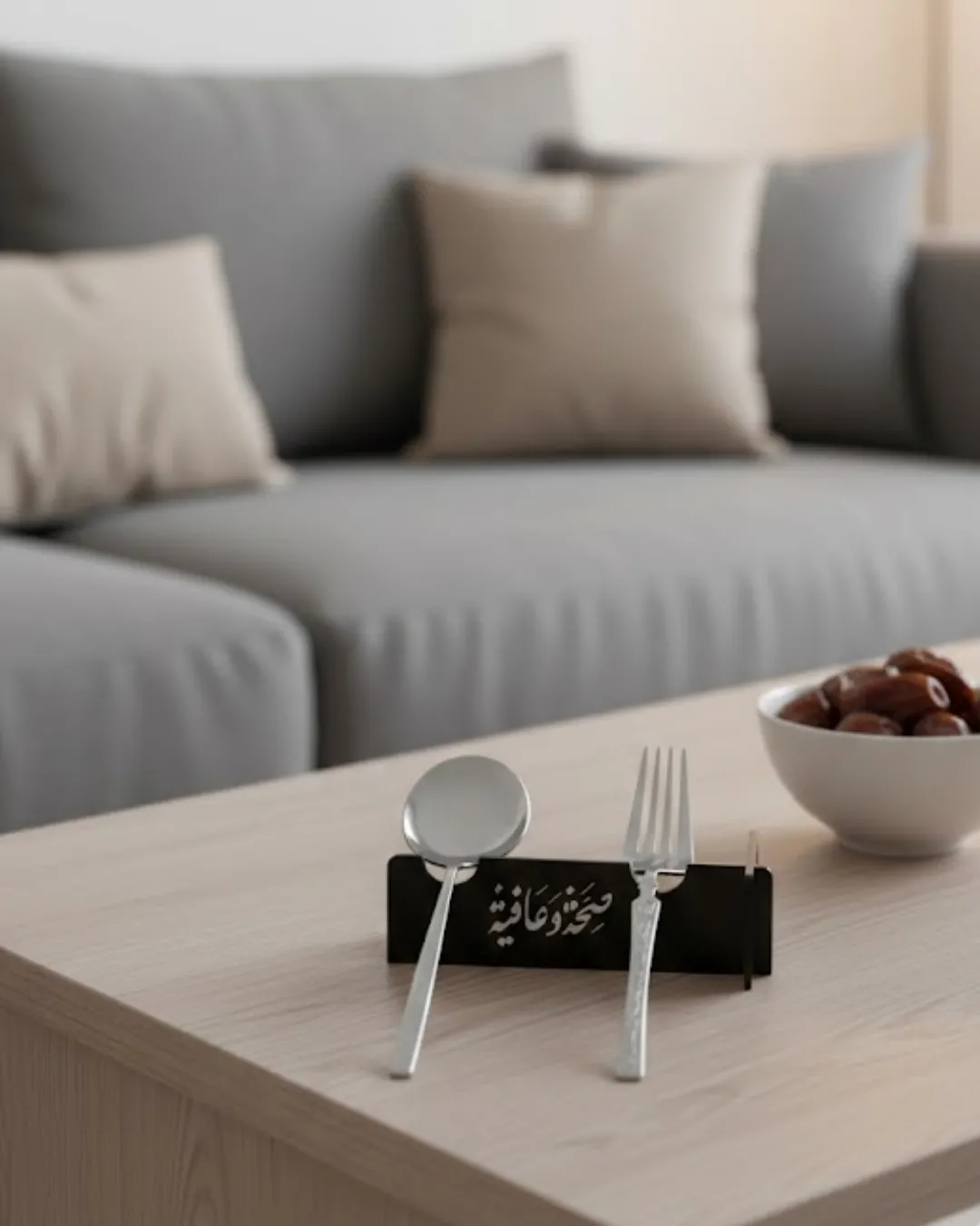 3D Özel Baskı 6’lı Çatal Kaşık Tutucu Modern Sofra Aparatı