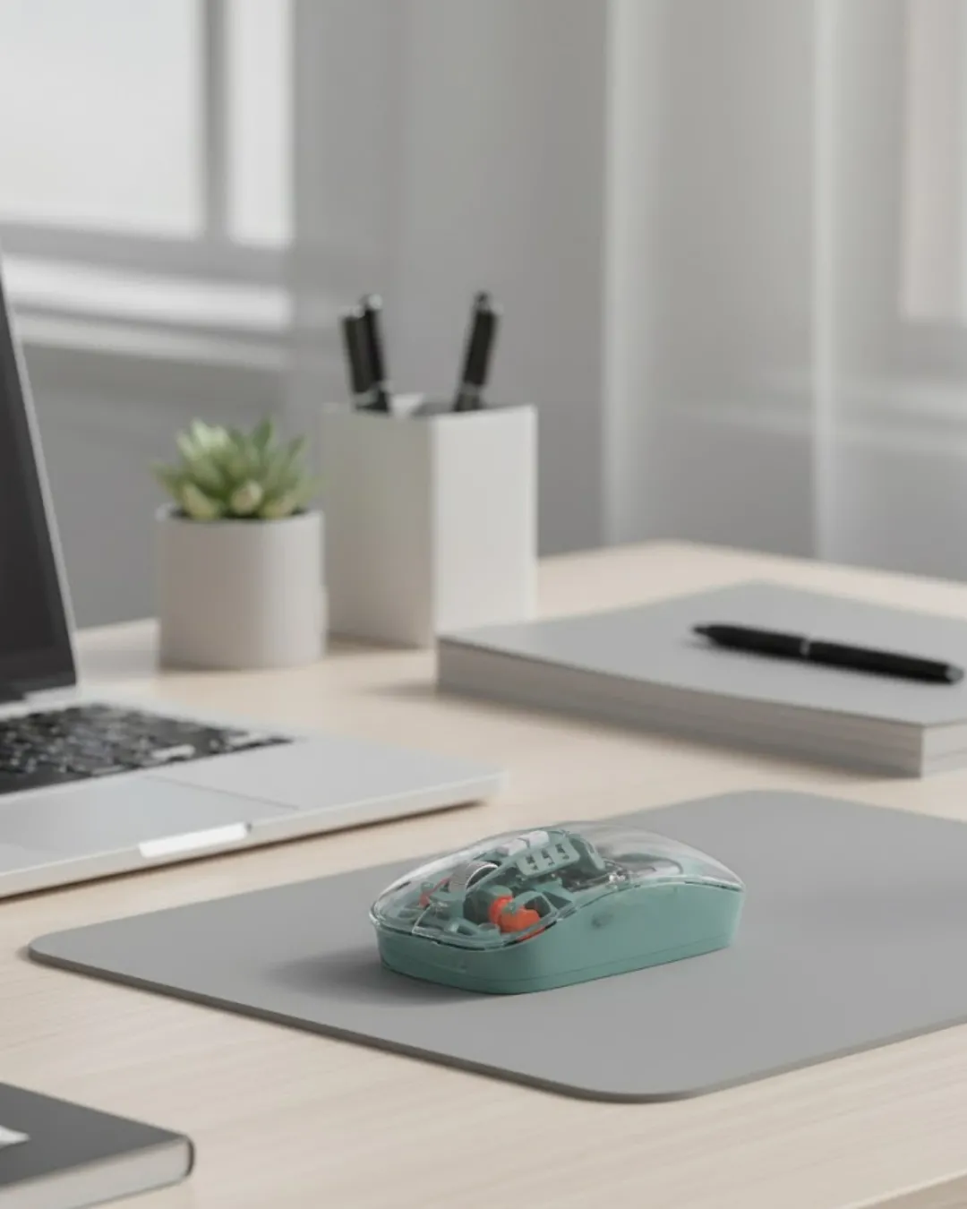 Çift Mod Bağlantılı Kablosuz Mouse Bluetooth ve USB Alıcılı