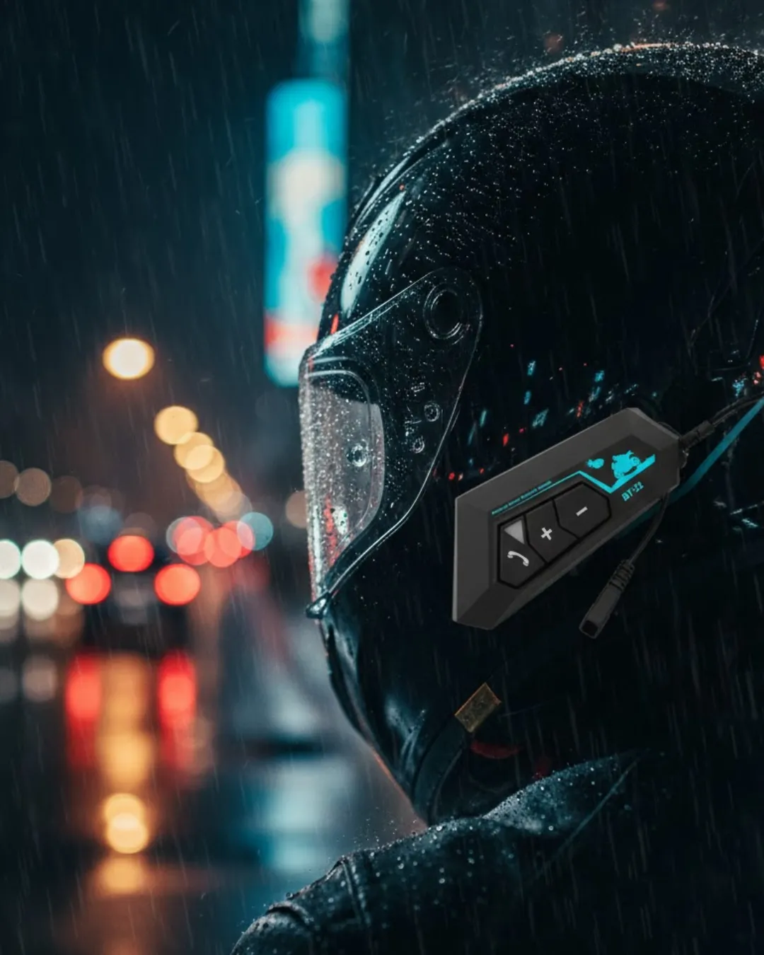 Evrensel Kask Uyumlu Bluetooth Intercom Kulaklık