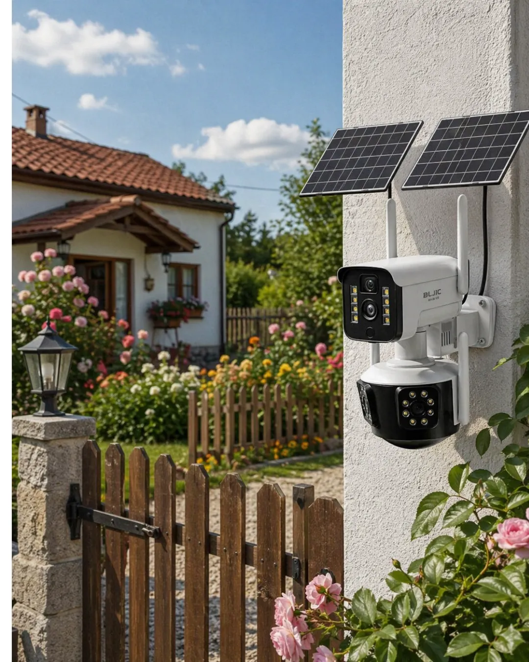 Güneş Enerjili Arsa Kamerası 4G SIM Kartlı Gece Görüşlü Solar Kamera