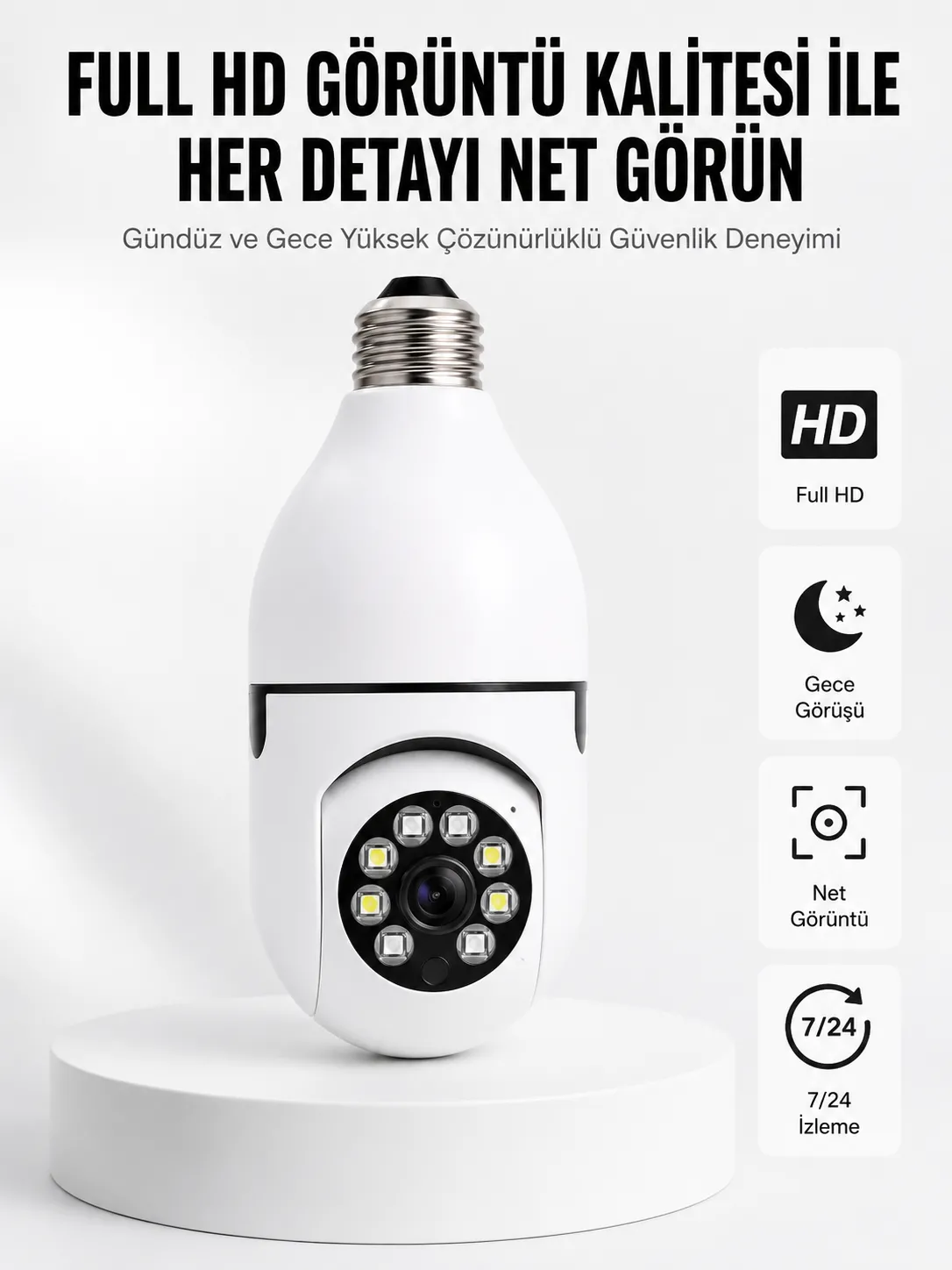 İki Yönlü Ses Destekli Full HD Akıllı Kamera Yeni Nesil