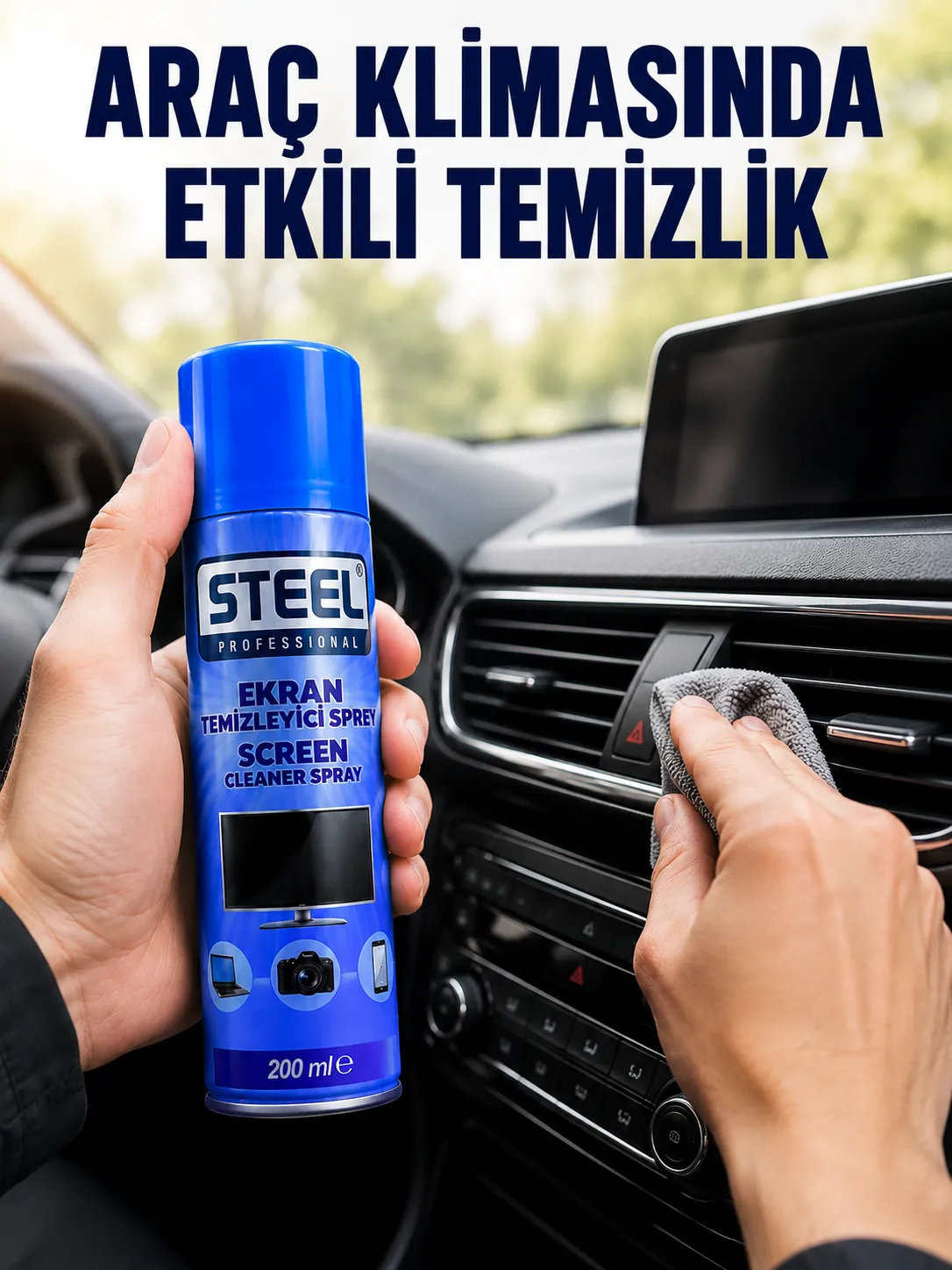 Araç ve Ev Klimaları İçin Klima Temizleyici Sprey