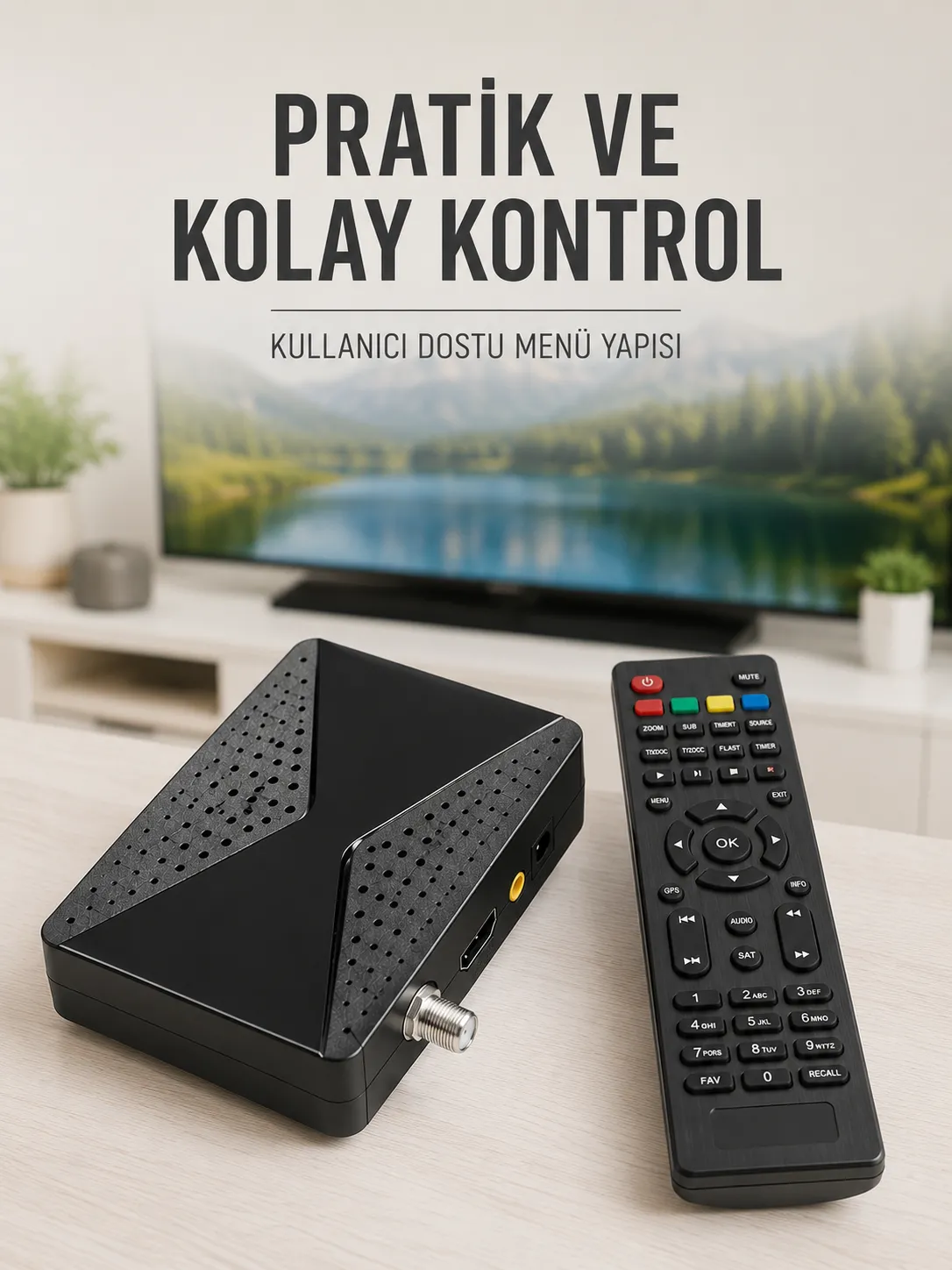 Full HD Uydu Alıcı Cihazı USB WiFi Biss EPG Destekli
