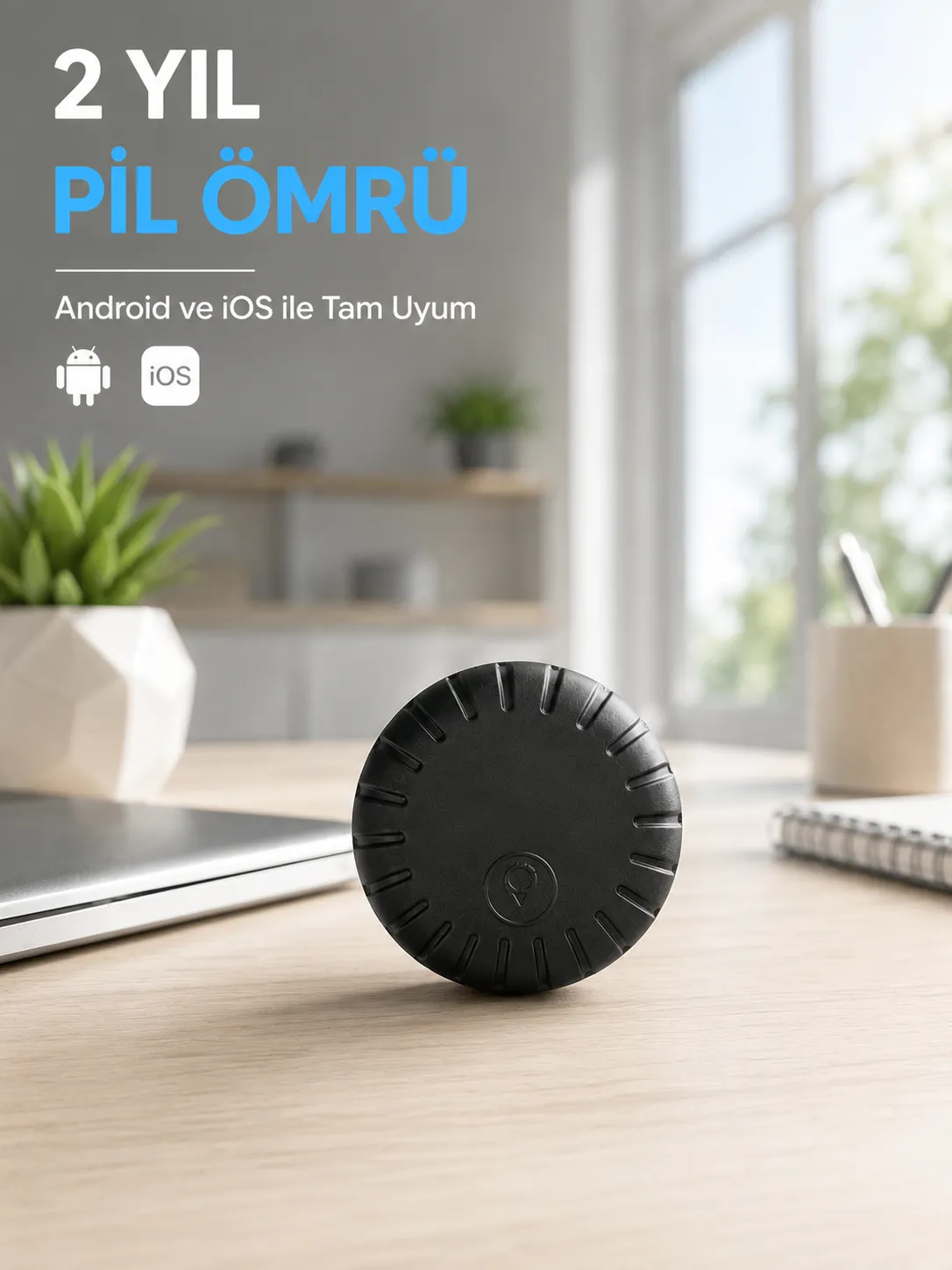 Mini GPS Takip Cihazı Android iOS Destekli Çanta Cüzdan Araç ve Valiz Konum Bulucu