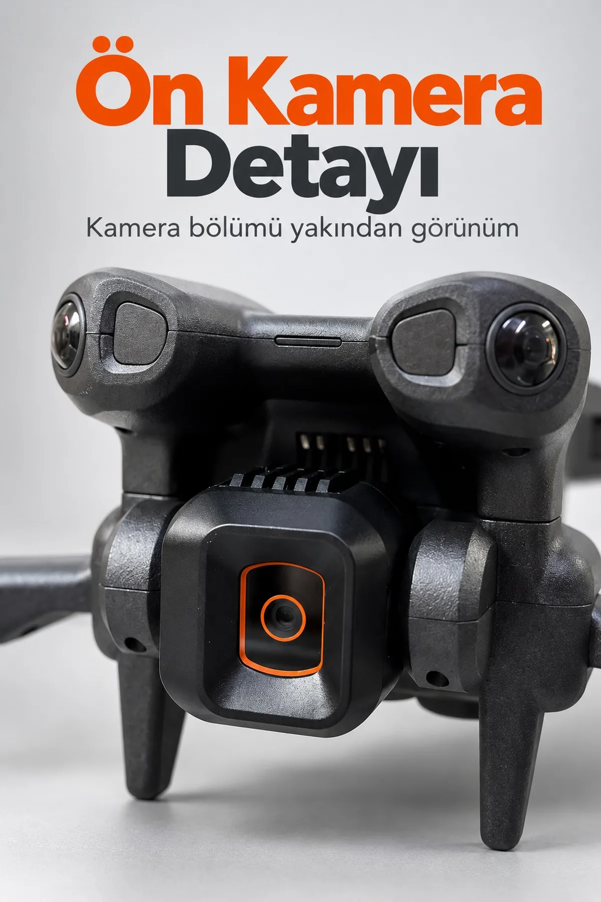 Kameralı Drone Katlanır Gövde ve Yedek Pervane Seti