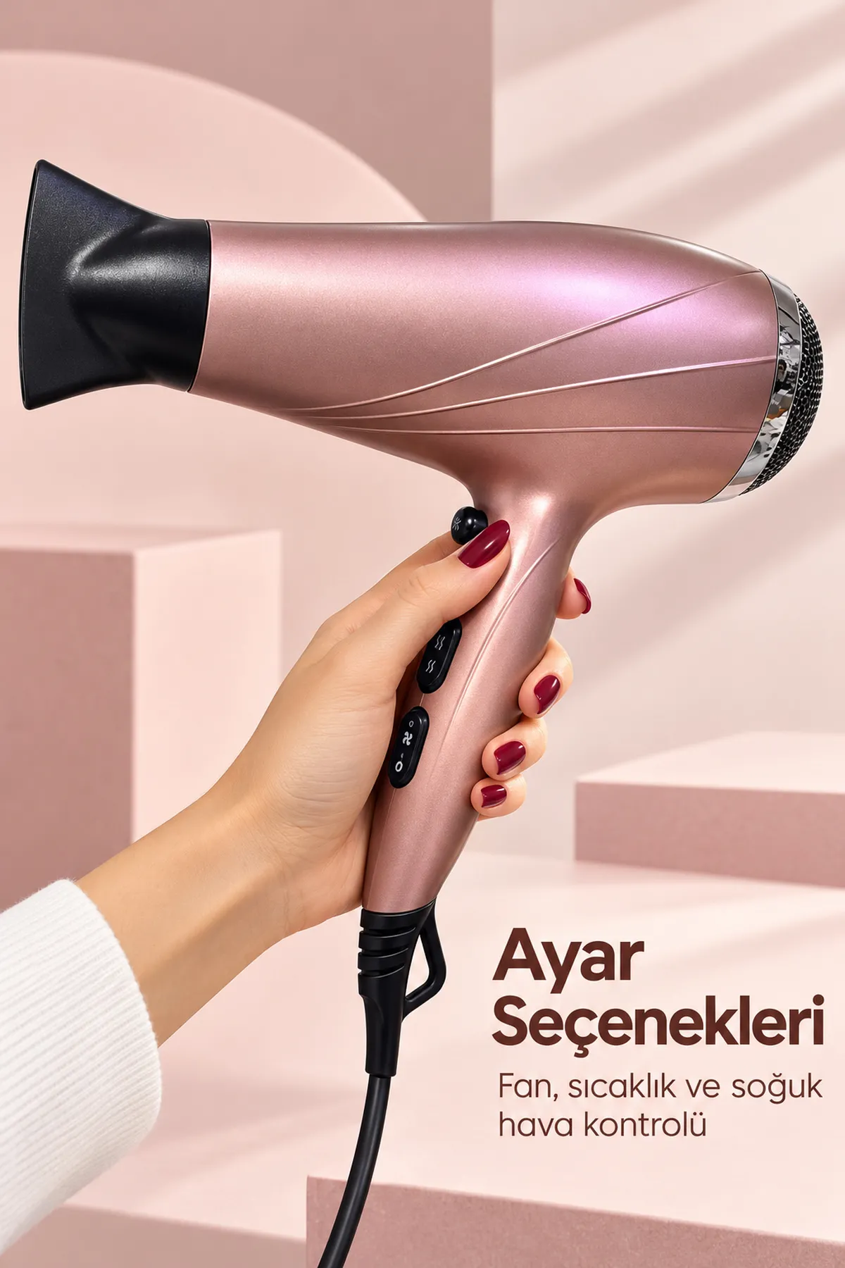 Şekillendirme Başlıklı Saç Kurutma Makinesi