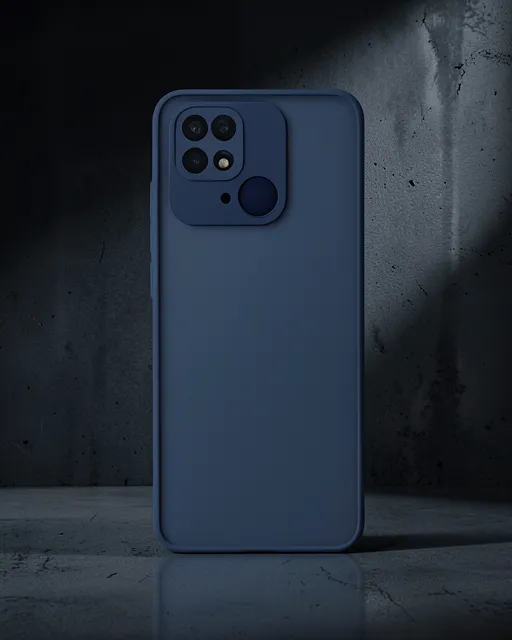 Xiaomi Redmi 10c Kılıf Montreal Silikon Kapak - Lacivert