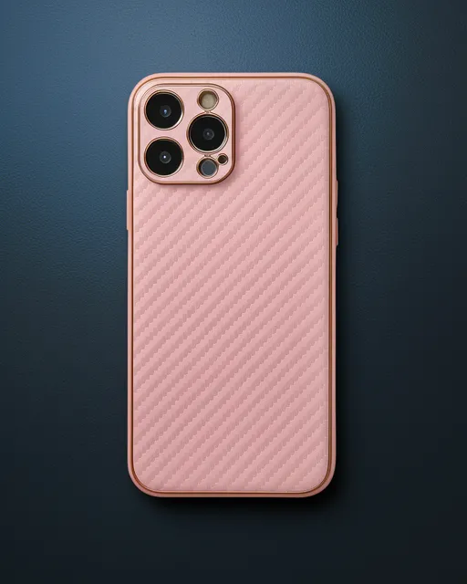 Apple İphone 13 Pro Kılıf Coco Karbon Silikon - Pembe