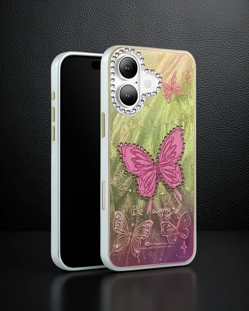 iPhone 16 Plus Kılıf Blade Aynalı Desenli - Desen 5