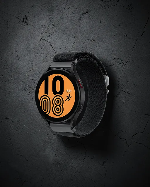 Watch 20mm Kr410 Kumaş Kordon - Siyah