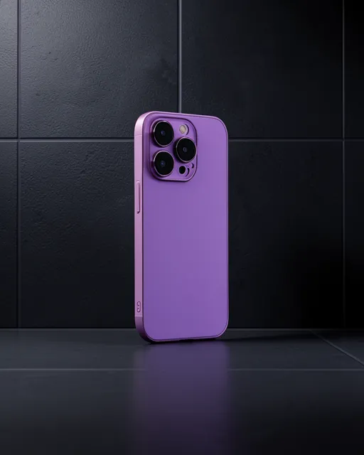 Apple İphone 14 Pro Max Kılıf Armada Lensli Kapak - Mor
