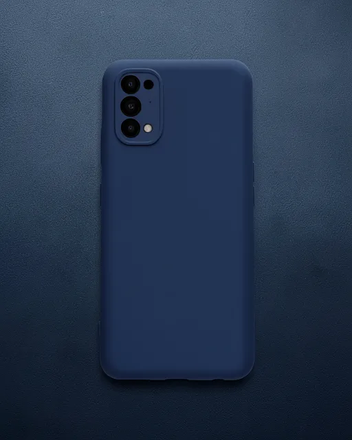 Realme 7 Pro Kılıf Nano İçi Kadife Silikon - Lacivert