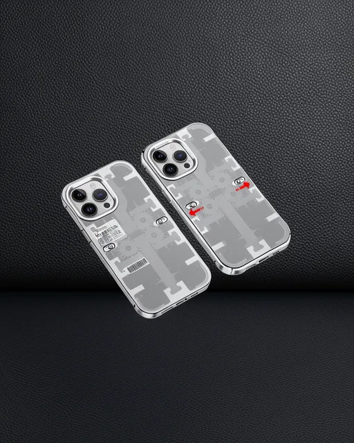 Apple İphone 14 Pro Kılıf Mekanik Bumper Kapak - Gümüş