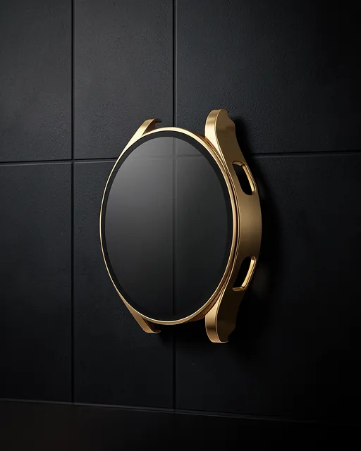Samsung Watch 5 Pro 45mm Wall Camlı Kasa Ekran Koruyucu - Gold