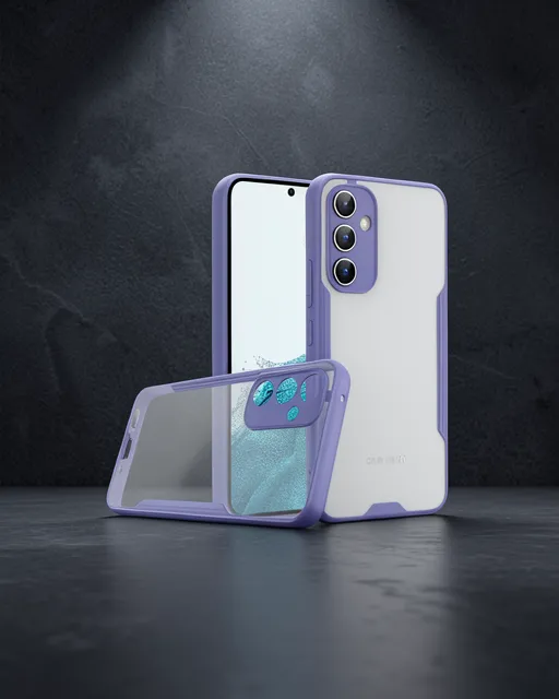 Samsung Galaxy A24 4G Kılıf Platin Silikon - Lila
